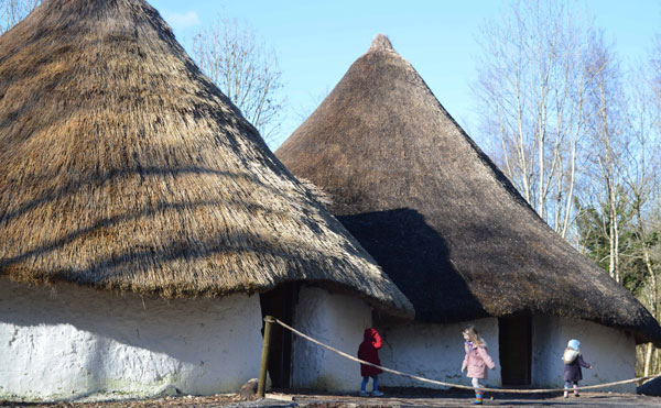  The Bryn Eryr Iron Age Farmstead has opened as the first building in the St Fagans National History Museum redevelopment project. Courtesy of National Museum Wales.