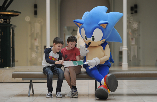 Sonic the Hedgehog heralds the forthcoming National Museums Scotland Games Master