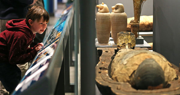  The newly reopened Ancient Egyptian Galleries at the World Museum, Liverpool, photographed by Gareth Jones