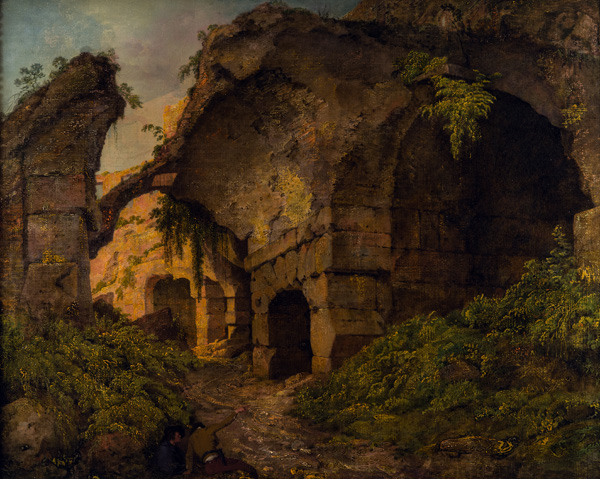  Two works by Joseph Wright of Derby; the Coloseum by Daylight and the Coloseum by Moonlight, were severely over painted in the 1960s. To restore them back to their original glory, conservators have been working to reveal the original works underneath. They will be displayed as part of the Grand Tour Season 2 exhibition, Joseph Wright and the Lure of Italy. Images courtesy of Deby Museums Trust.