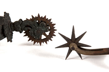  Spurs, around 1900 from Decorative Arts Collection. c. Museums Sheffield