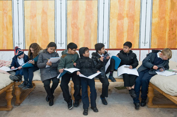  Arbeia Roman Fort and Museum, which became a school for a term to a class from a local primary school. Courtesy of King's College London.