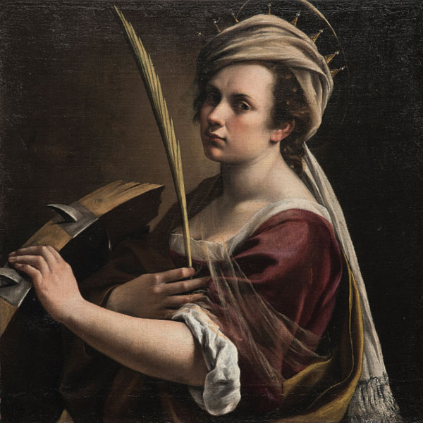 self portrait of woman