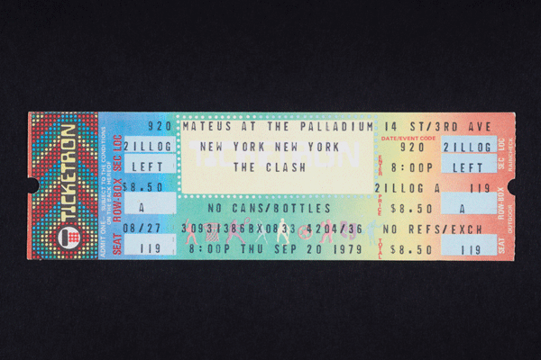 ticket to see the clash