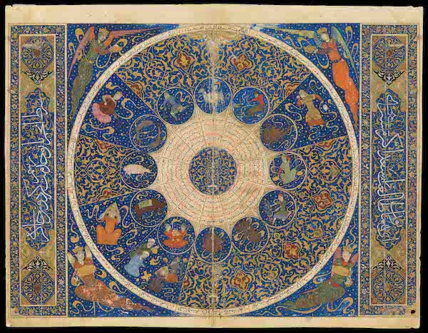 horoscope illuminated manuscript