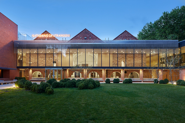 The whitworth gallery overlooking gardens